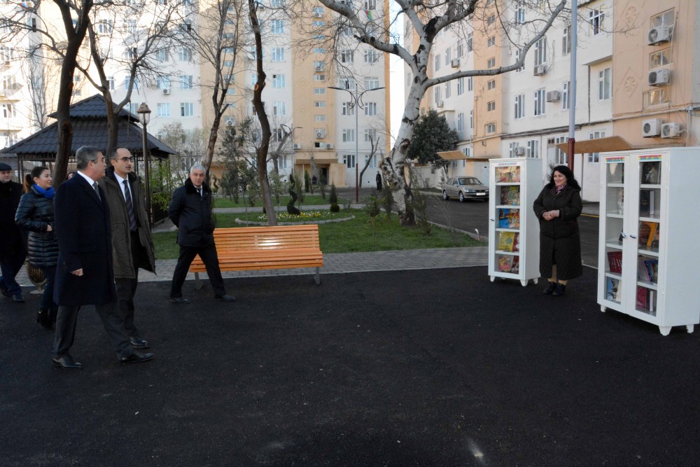 Qaradağda abadlaşdırılan növbəti həyət sakinlərin istifadəsinə verildi - FOTOLAR